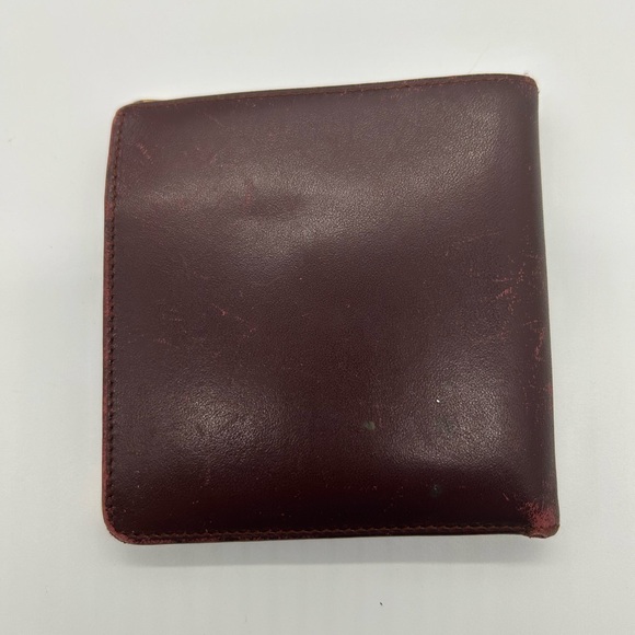 Cartier men’s bi fold wallet leather vintage - Picture 3 of 8